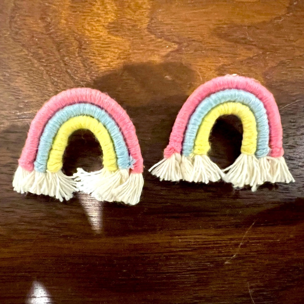 Rainbow earrings